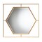 Baxton Studio Gates Modern Glam and Luxe Antique Goldleaf Metal Accent Wall Mirror 226-12935-ZORO - alternate 1